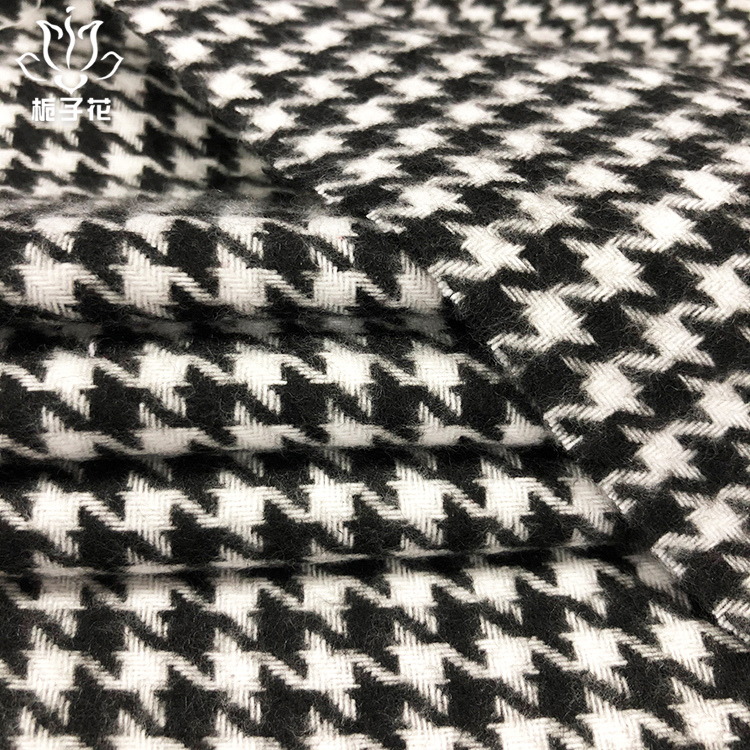 全涤纶千鸟格面料3