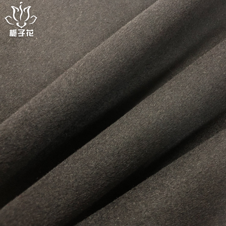 全毛黑色双面呢面料31