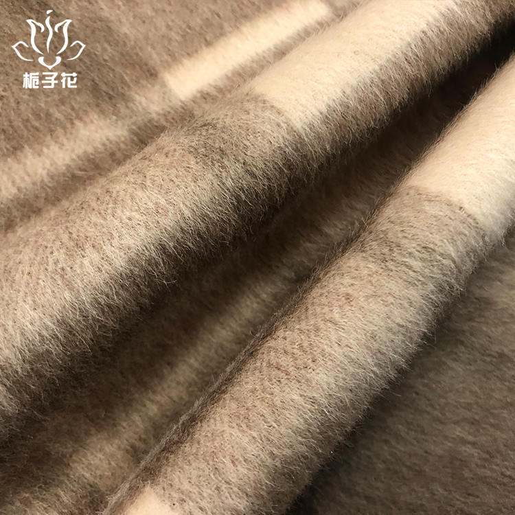 呢绒布生产厂家定制阿尔巴卡格子布料
