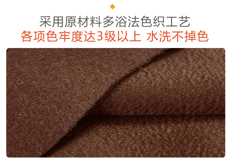 水波纹单面呢面料10