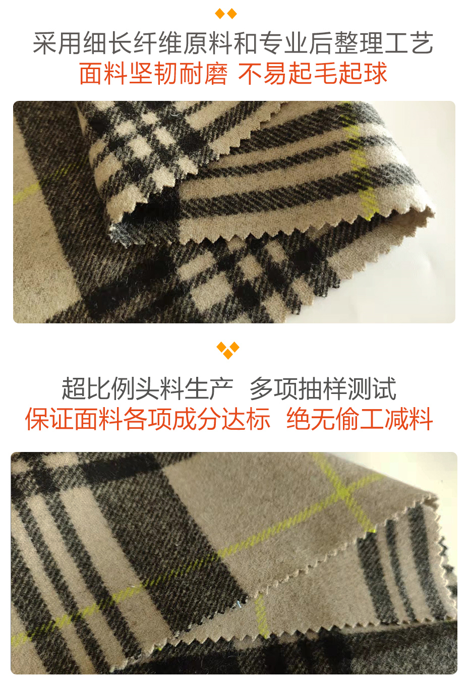 格子麦呢面料28