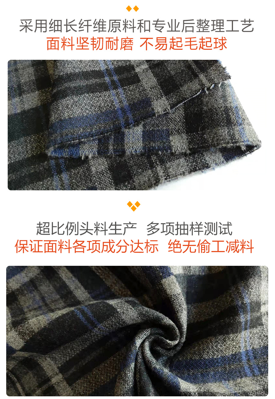 麦尔登格子呢面料28