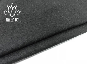 仿毛黑色麦尔登单面呢