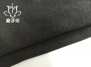 50羊毛黑色单面巴黎呢