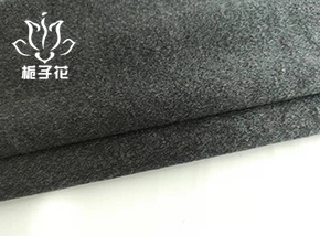 40羊毛深灰单面顺毛呢