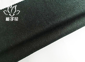 50羊毛绿色单面顺毛呢