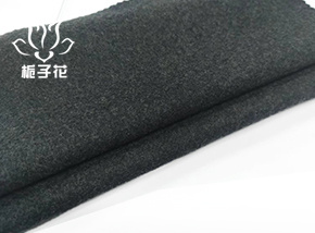 50羊毛深灰色单经双纬麦呢