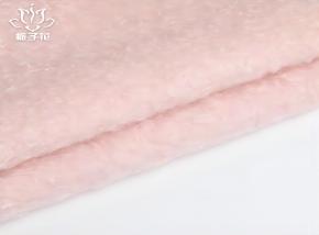 34羊毛涤亮粉针织布