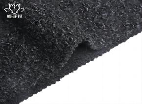 全涤纶针织圈圈呢面料