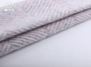 26羊毛针织人字呢面料